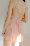 "All A Blur" Open Back Romper - 2 Colors