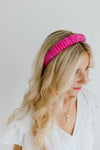 "Hair Comes Trouble" Crystal Beaded Headband - 7 Colors
