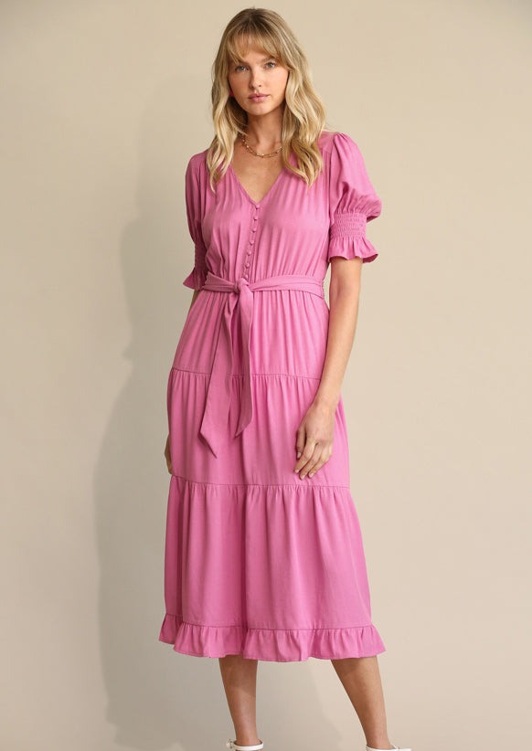 "Never Needed Anything More" Pink Maxi Dress