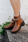 "Swift Movements" Ankle Boots - Brown