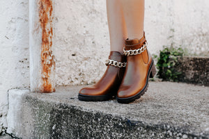 "Swift Movements" Ankle Boots - Brown