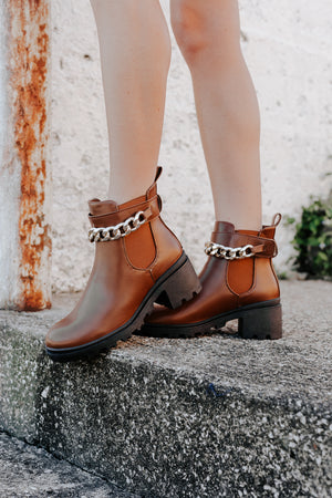 "Swift Movements" Ankle Boots - Brown